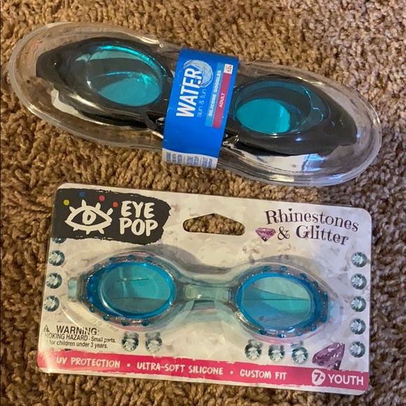 Ages 7+ or 12+ glitter or black goggles UV protect - Picture 1 of 6